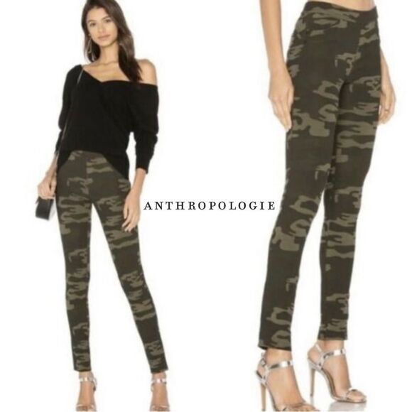 Sanctuary for Anthropologie Green Camo Legging Pants - Size XS​​​ - Picture 1 of 11